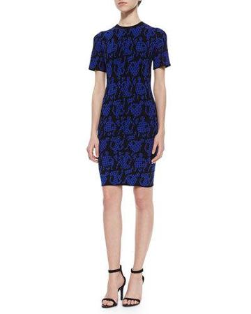 Faces Fitted Knit Dress