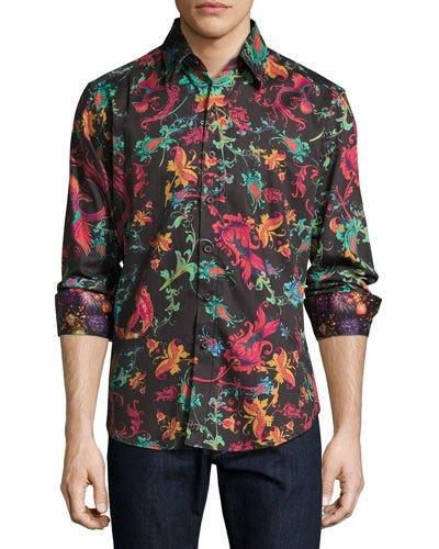 Sansone Floral-print Long-sleeve Sport