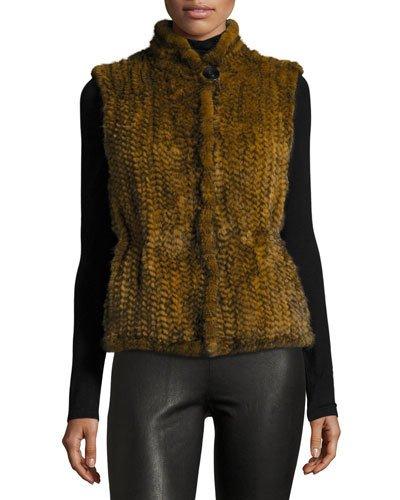 Mink Fur Knit Vest
