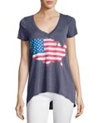 United States Graphic Tee, Dark Blue