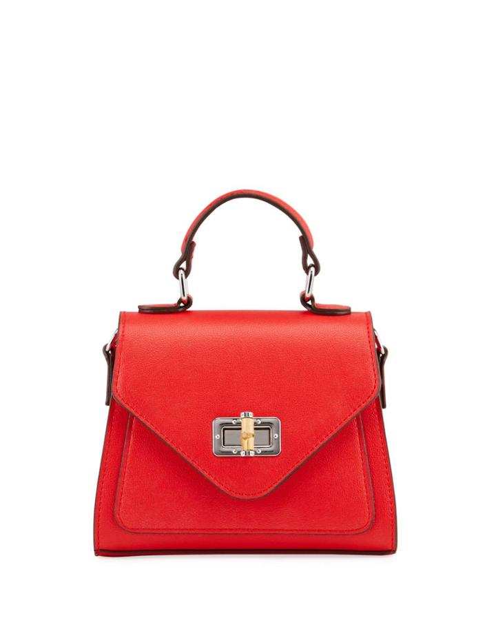 Bamboo Turn-lock Faux Leather