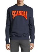 Scandal Embroidered Pullover