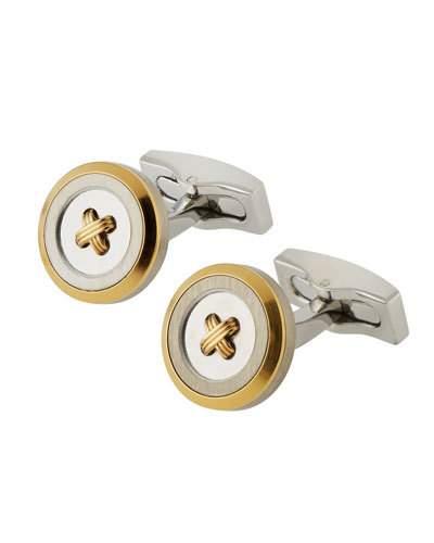 Two-tone Button Cuff