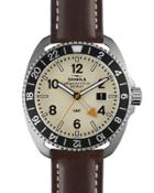 44mm Rambler Tachymeter Watch W/ Leather