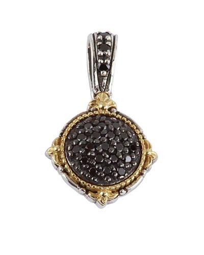 Asteri Petite Pave Black Diamond Pendant