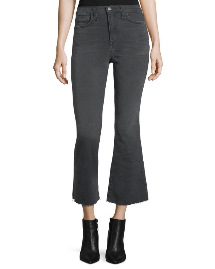 The High-waist Flared Kick Jeans