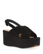 Suede Platform Espadrilles