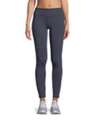 Drill Full-length Leggings With Perforations