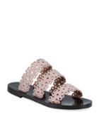 Grommet Studded Leather