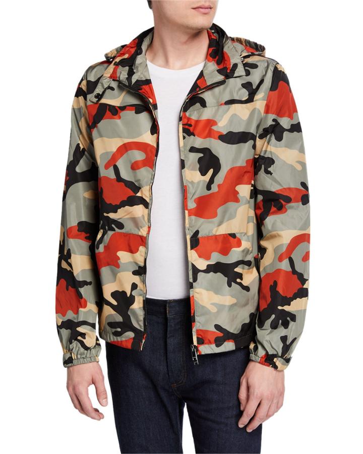 Men's Camo Wind Resistant Jacket