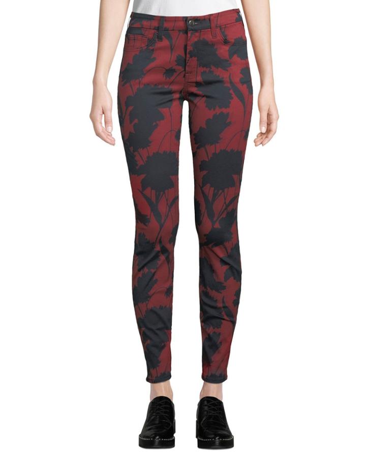 The Skinny Floral-print Jeans
