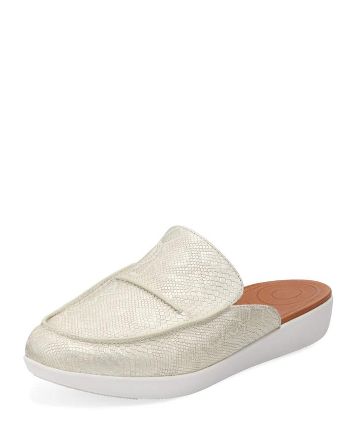 Serene Python-embossed Leather