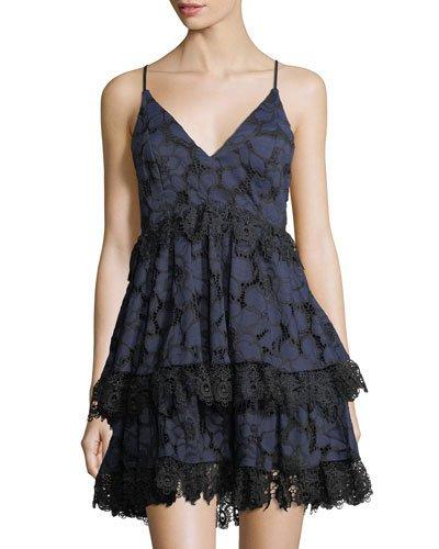 Tiered Lace Babydoll Dress
