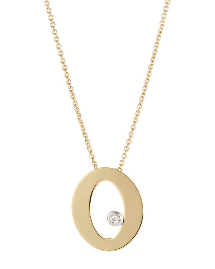 18k Chic & Shine Open Pendant Necklace