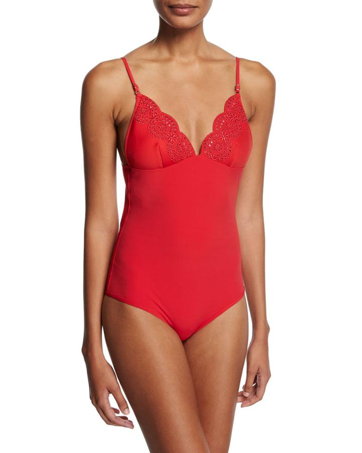 Broderie Anglaise One-piece