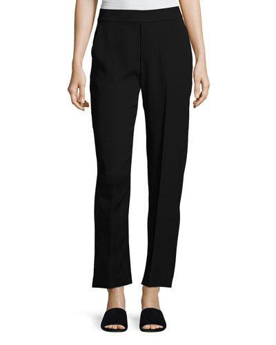 Relaxed Stretch Lounge Pants, Black