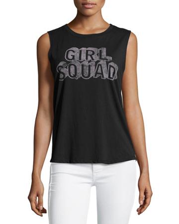 Girl Squad Graphic Tank, Black