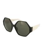 Irregular Acetate/snakeskin