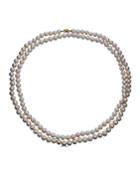 14k Extra-long Pearl Necklace,
