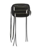 3 Zip Small Leather Belt Bag