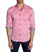 Men's Semi-fitted Geometric Jacquard