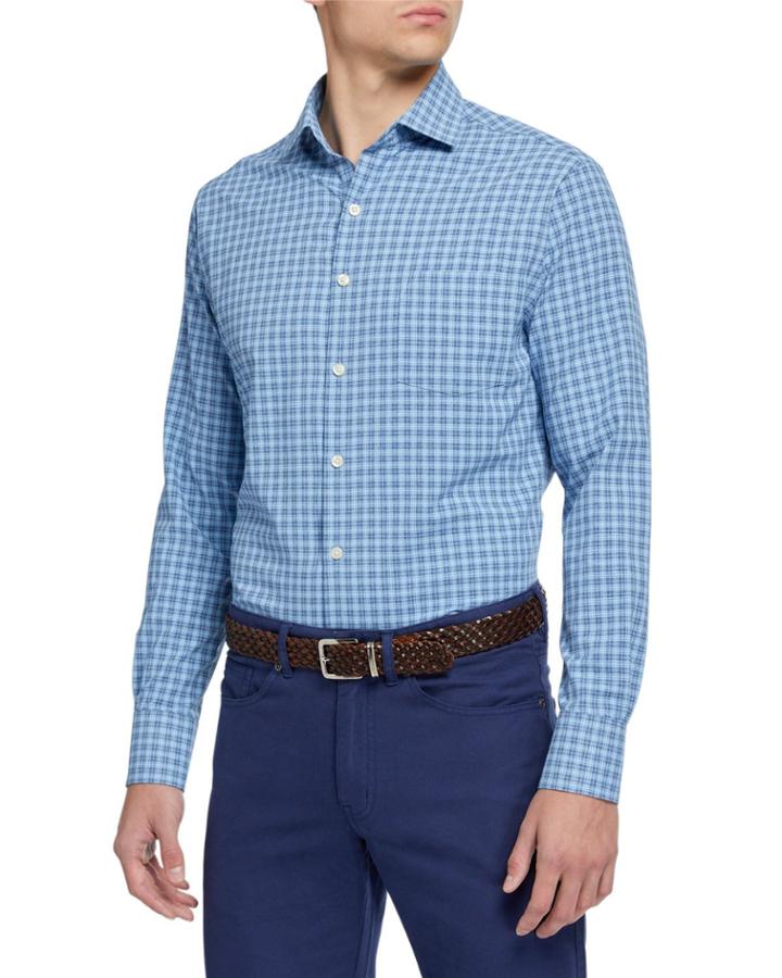 Men's Natural Touch Small-check