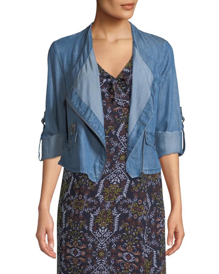 Roll-sleeve Lightweight Woven