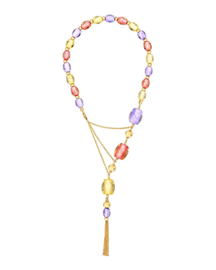 Caribbean Tassel Necklace,