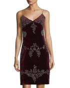 Beaded & Embroidered Velvet