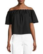 Off-the-shoulder Cropped Top