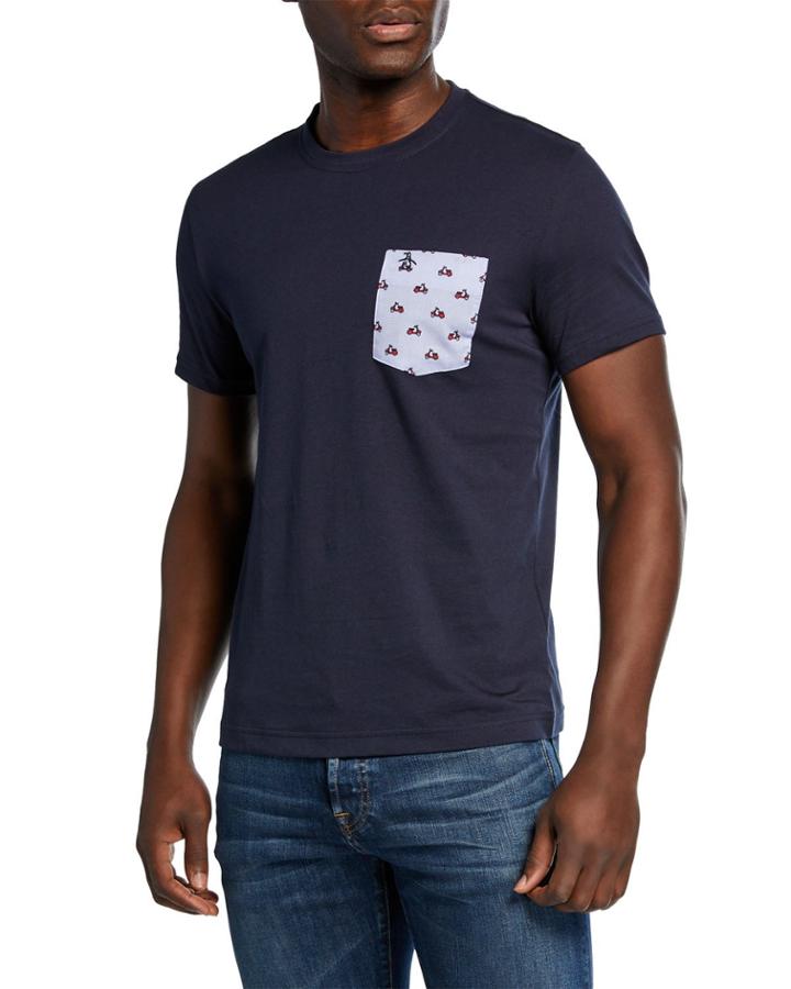 Men's Vespa-pocket Jersey T-shirt