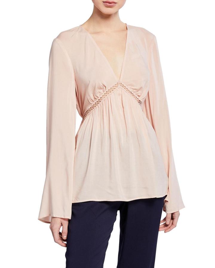 Woven Babydoll Blouse