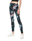 Floral-print High-waist