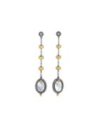 Imperial Mother-of-pearl Linear Drop Earrings