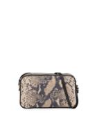 Lilli Xl Snake-embossed Camera Bag