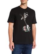 Men's Banjo Skull Graphic Short-sleeve T-shirt