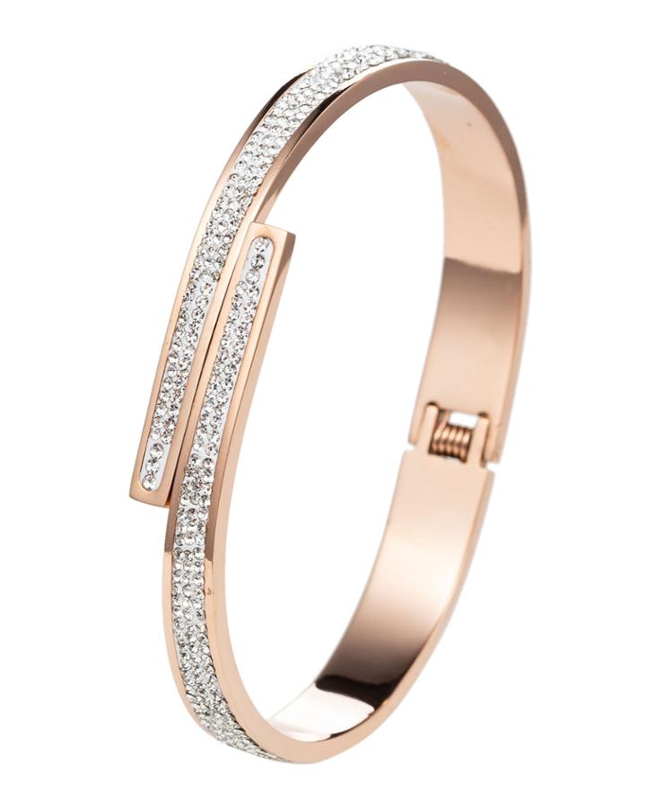 Valerie Titanium Cubic Zirconia Bracelet