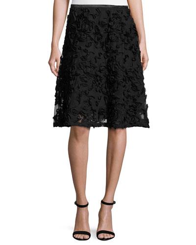 Floral Applique Flare