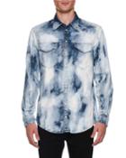 Men's Bleached Denim