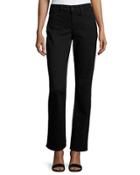 Barbara Boot-cut Denim Jeans, Black