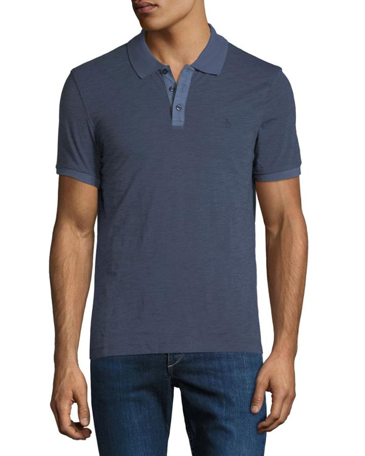 Men's Slub Polo