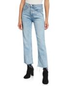 Maya High-rise Straight-leg Crop Jeans