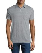 Heathered Polo Tee