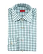 Box-check Woven Dress Shirt,