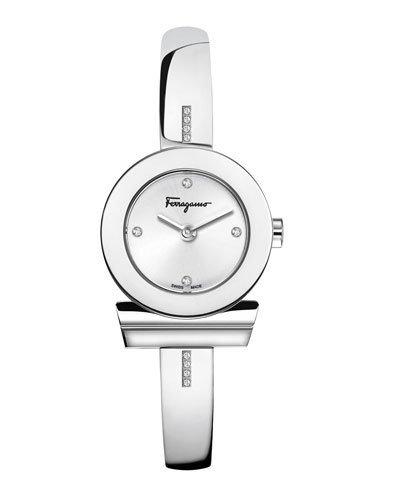 22mm Gancino Bracelet Watch W/ Diamonds