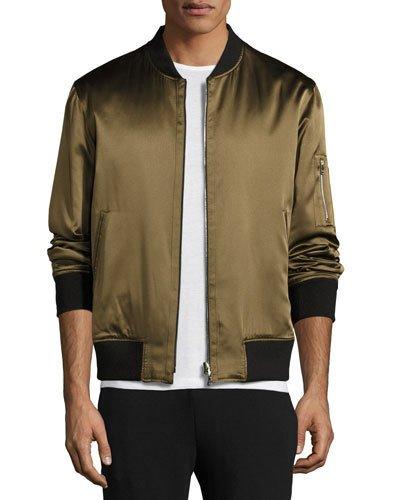 Reversible Silk Bomber Jacket