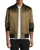 Reversible Silk Bomber Jacket