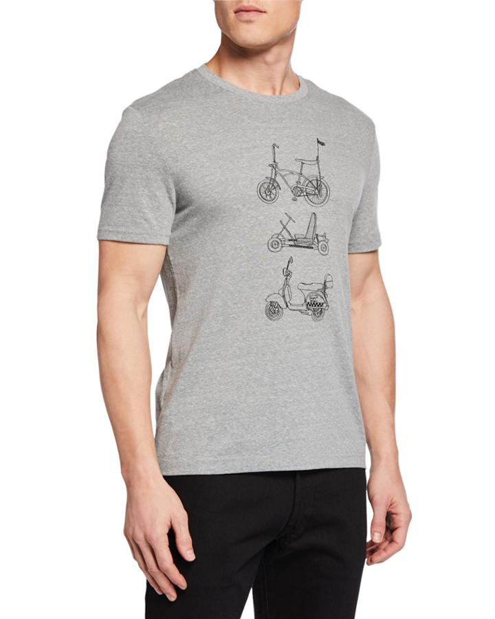 Men's Triple Bike Graphic Tee