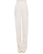 Double-faced Front-pleated Wide-leg Pants