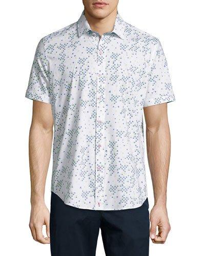 Fly Trim Fit Printed Short-sleeve Sport